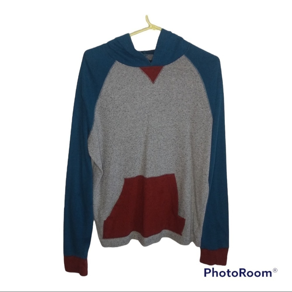 BDG hooded long sleeve pullover sweater with pocket Sz Large